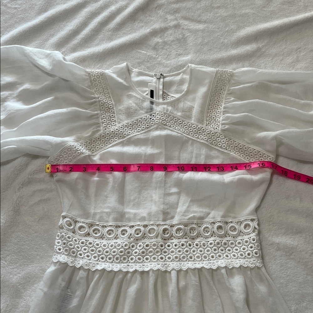 McQ by Alexander McQueen White Lace Dress IT 40 - Picture 7 of 9
